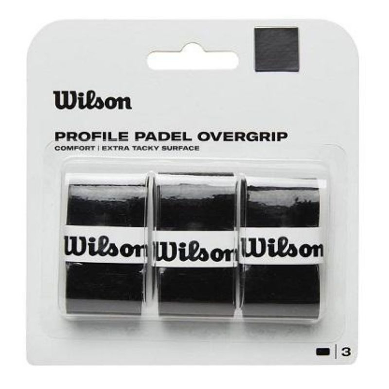 Wilson profile padel overgrip black wr8416601001, , medium-null