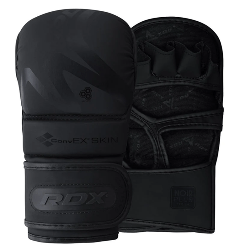 Rdx t15 noir mma sparring gloves black, , medium-null