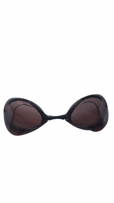 Tusa view racing goggles - brown, Brown, medium