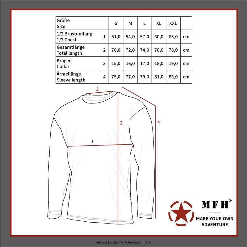 Mfh us undershirt, level i, Gen III, black - 3xl-null