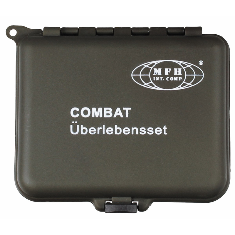 Mfh combat survival kit, 36-part, od green-null