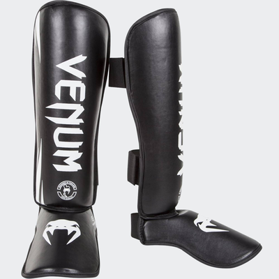 Challenger standup shin guards, Black, medium