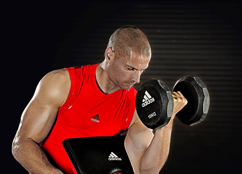 Rubber dumbbell 15kg-null