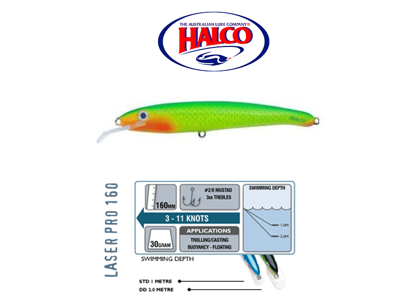 Halco laser pro 160 dd (160mm, 30gr, color: r7), , medium-null