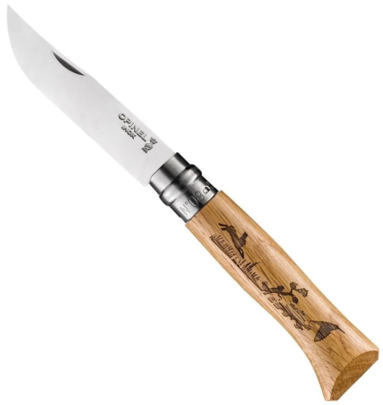 Opinel n&deg;08 animalia hare knife-null