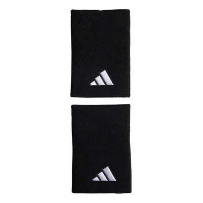 Adidas unisex tennis wristband large (ic3568), Black, medium