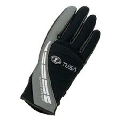 Tusa gloves warm water - xl, Black, medium