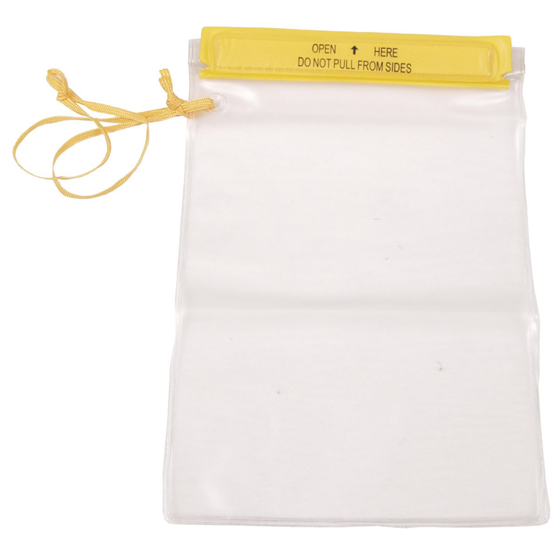 Mfh waterproof document cover, transparent, lanyard, medium-null