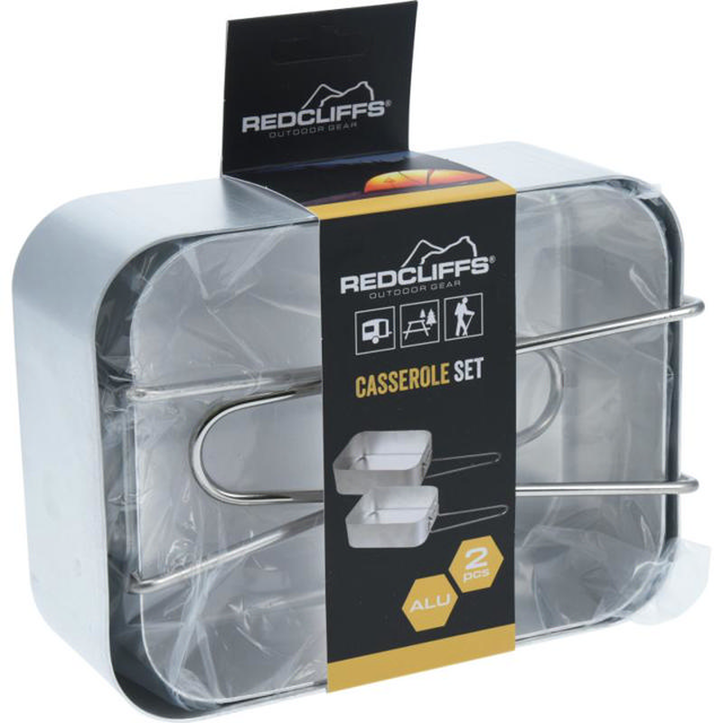 Casserole set of 2 - aluminium, , medium-null