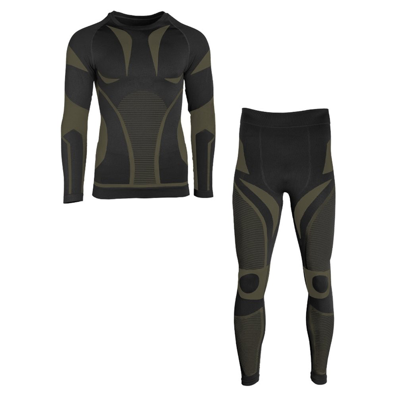 Thermal functional underwear performance - black , l/xl-null