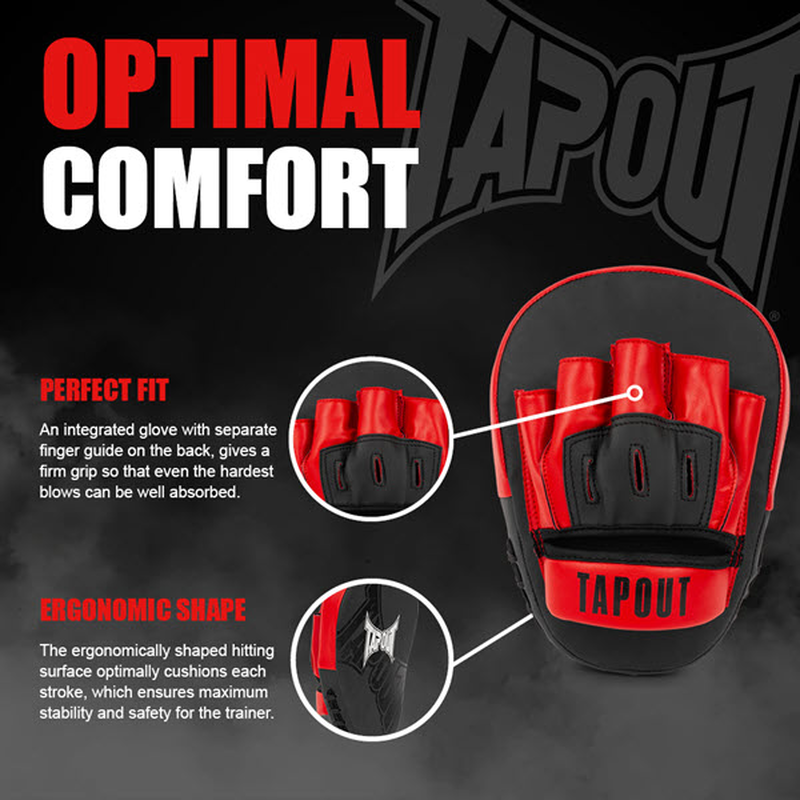 Tapout hook & jab pads rashad black, , medium-null