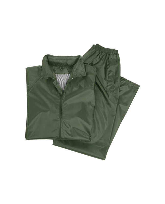 Mil tec olive wet weather suit xxl-null