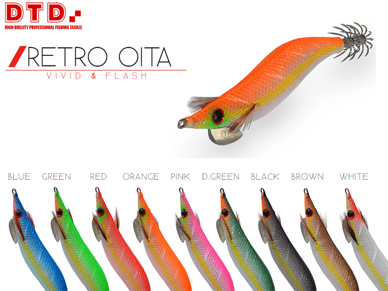 Dtd squid jig retro oita (size: 4.0, color: orange), , medium-null