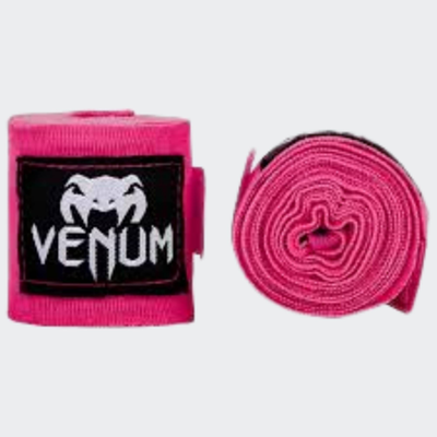 Kontact boxing hand wraps 4.5m (180 in), Pink, medium