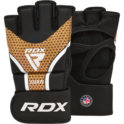 Rdx grappling gloves aura plus t17 black, , medium