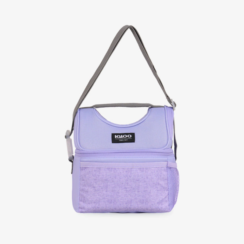 Igloo everyday gripper insulated cooler bag 7l soft lunch cooler-lilac, , medium-null