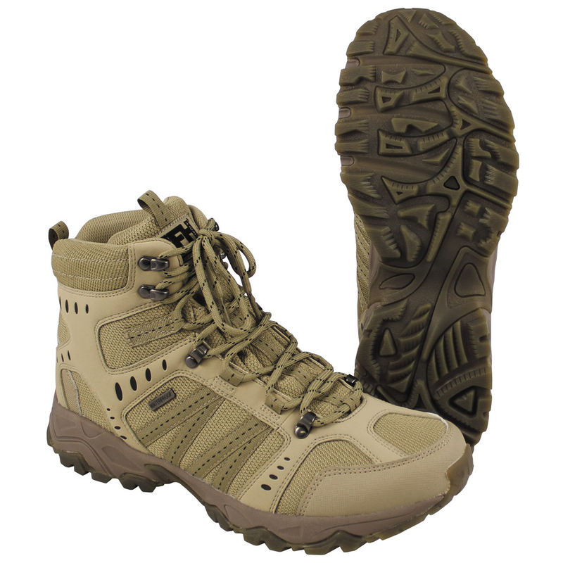 Mfh combat boots, tactical, coyote tan - 43-null