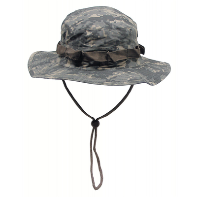 Mfh us gi bush hat, chin strap, gi boonie, rip stop, at-digital - small, , medium