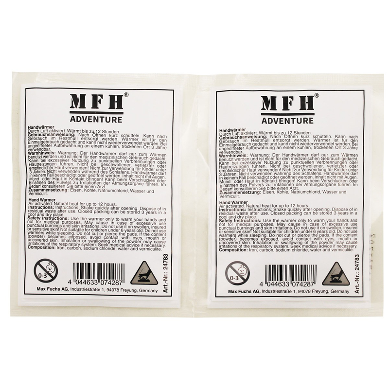 Mfh hand warmer pad, single use-null