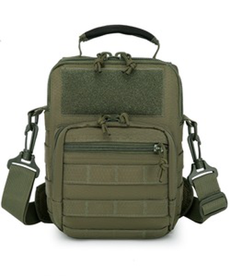 Kombat hex-stop explorer shoulder bag - green, Green, medium