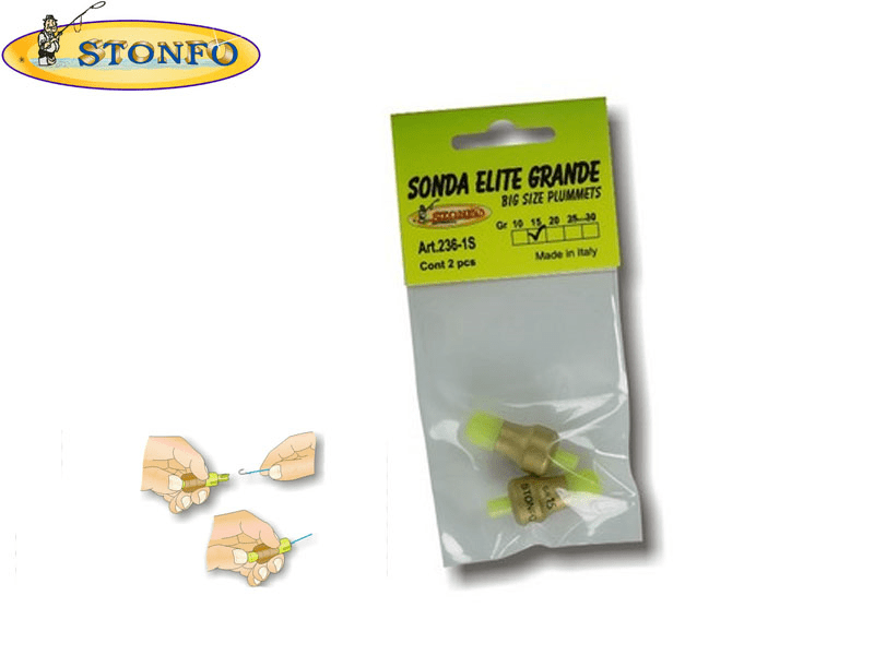 Stonfo plummet (size: small, weight: 5gr, color: yellow, 2pcs), , medium-null