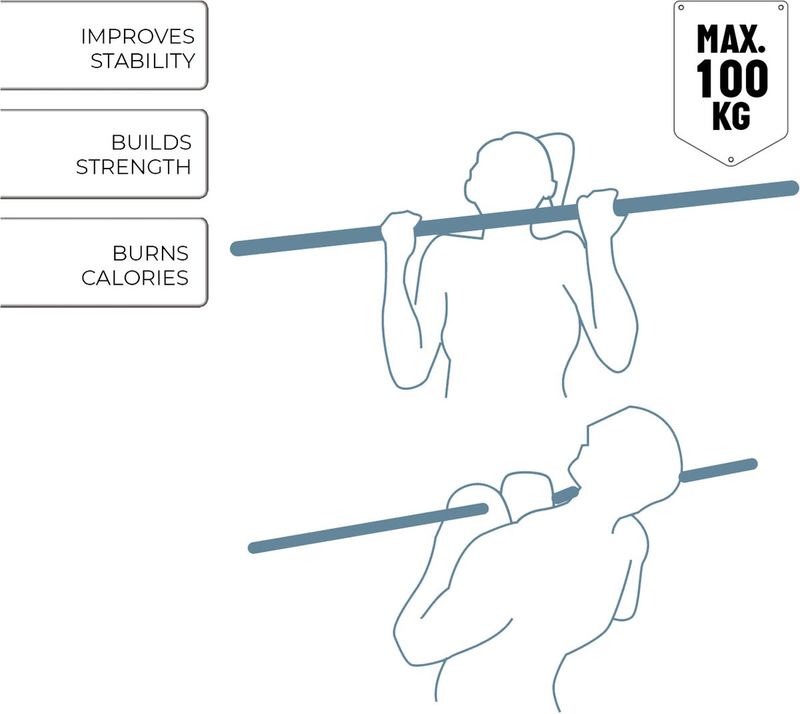 Umbro adjustable pull-up bar, , medium-null