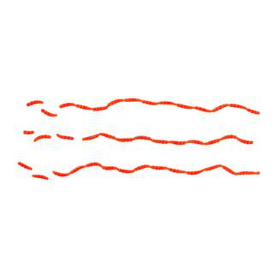 Balzer fishing soft bait -flavoured blood worm - 2, , medium