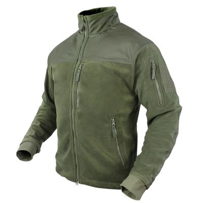 Condor alpha fleece jacket s, Olive, medium