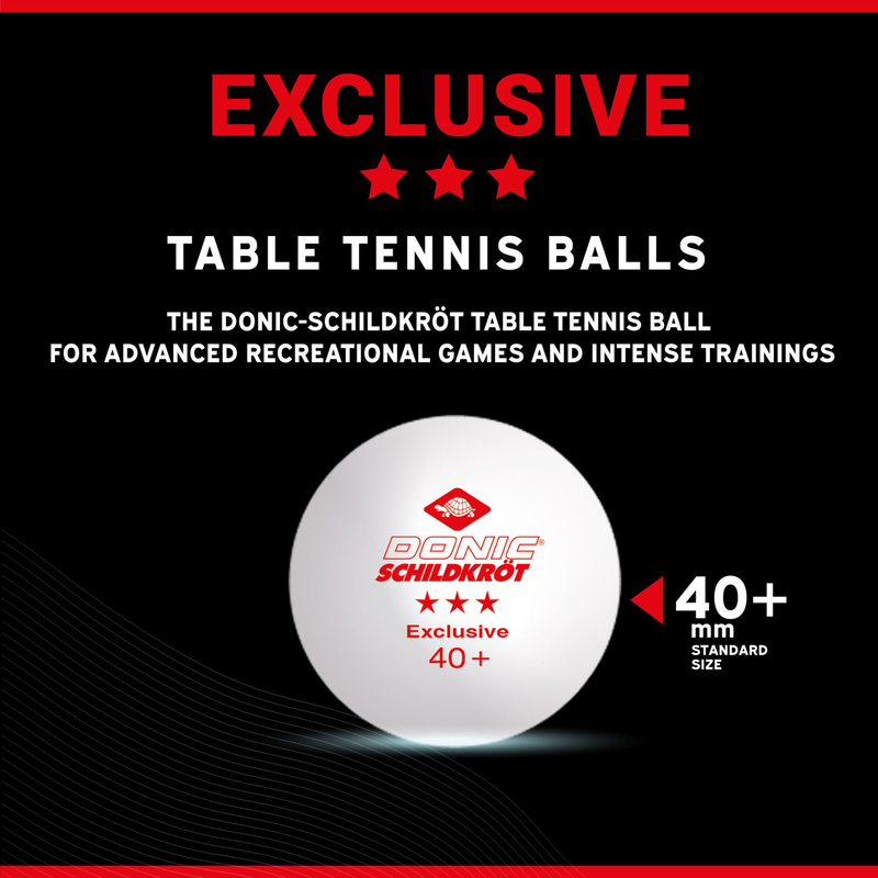 Donic exclusive 3 star tt 3balls, , medium-null