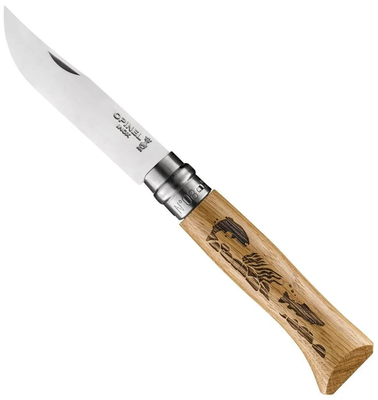 Opinel n&deg;08 animalia fish - trout knife, , medium