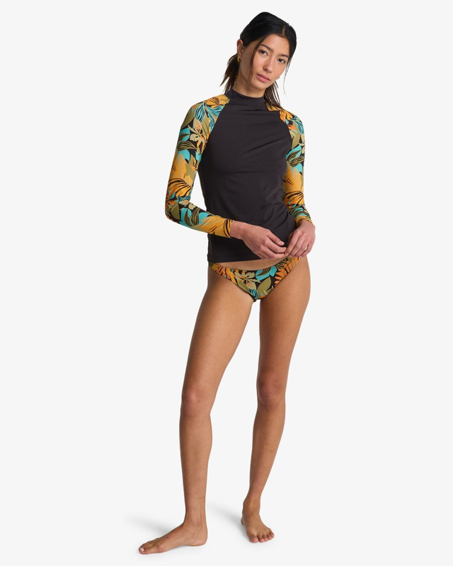 Billabong women's lycras long sleeve surf teerashguard-null
