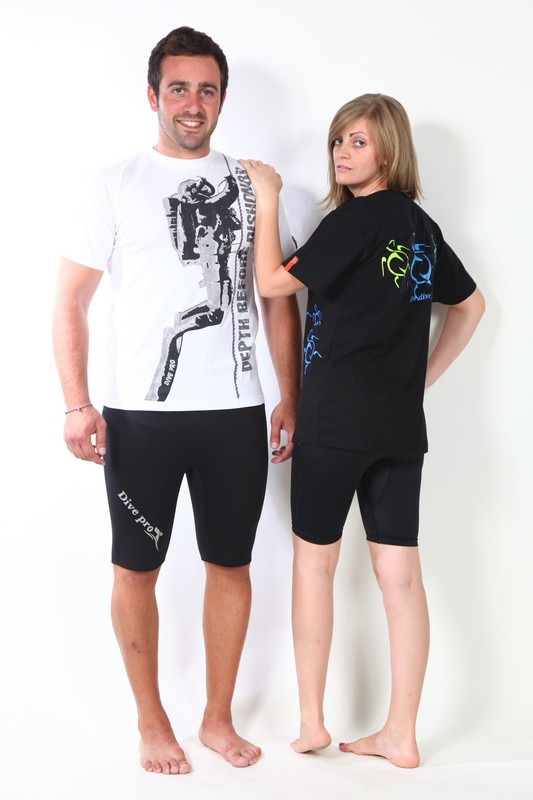 Dive pro lycra short pants uv protection - l-null