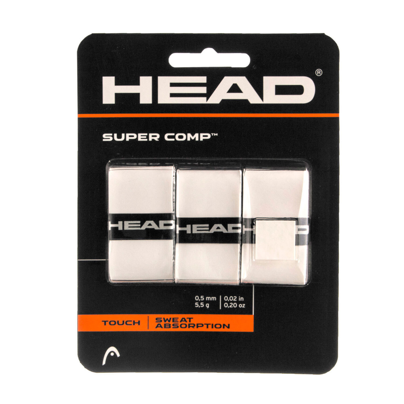 Head overgrips padel super comp white-null