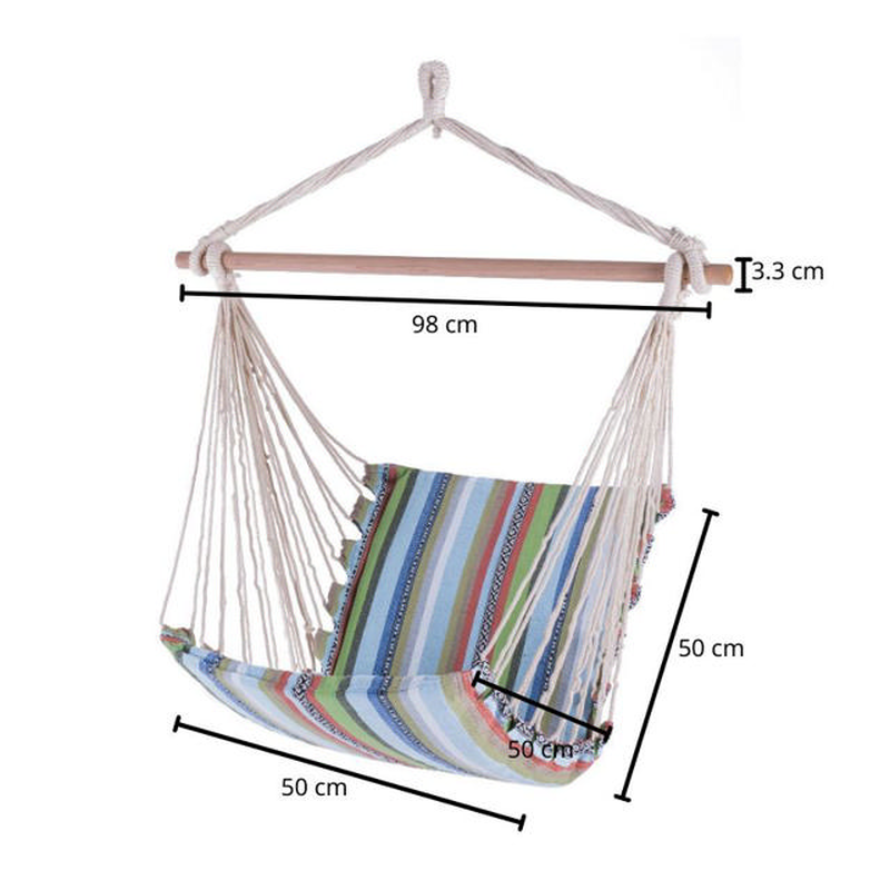 Super outdoor hammock chair 100kg-200kg - assorted colors, , medium-null