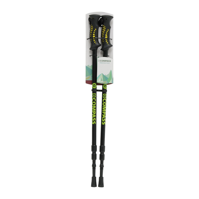 Compass 3 part trekking stick green 12502-null