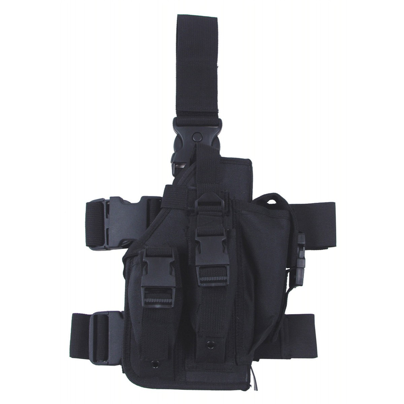Mfh leg holster, black, right-null