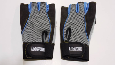 Weight lifting gloves, Black / Grey, medium