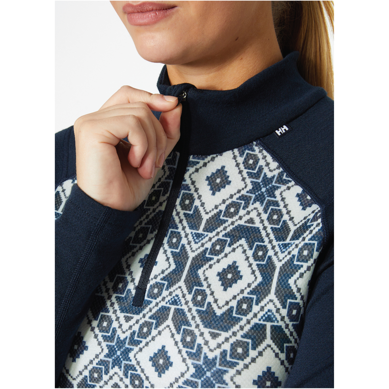 Womens lifa merino midw gra 1/2 zip -  navy - m-null