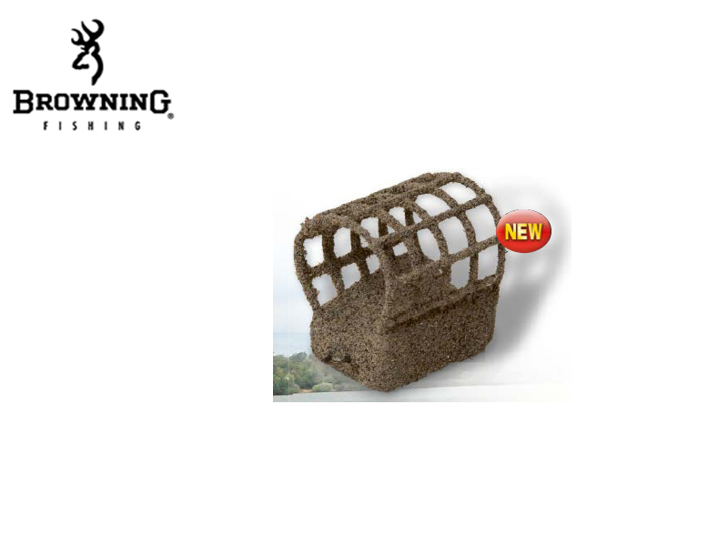 Browning coated feeder, brown, medium (weight 60gr, size:2.5 x 2.4 mm, pack: 1pcs), , medium-null