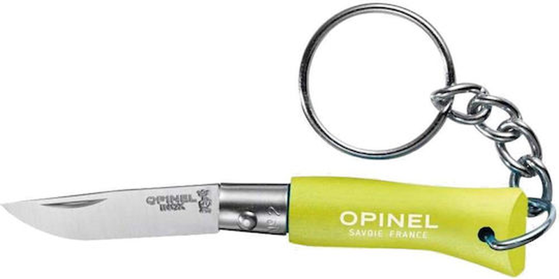 Opinel vertigo knife keychain no. 2 - yellow-null