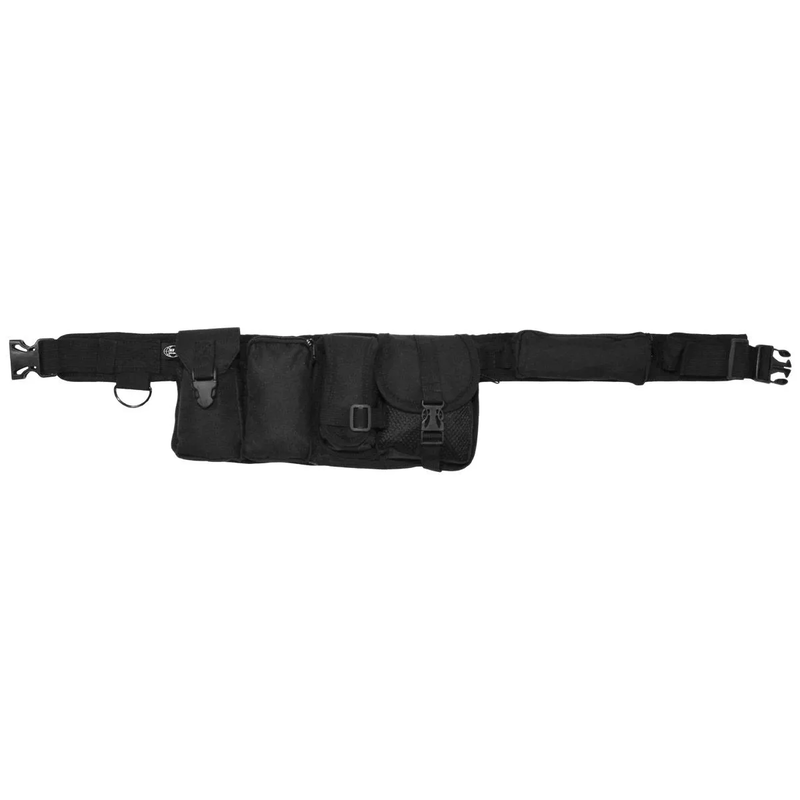 Mfh waist belt 6 pockets ref. 22320 - black-null