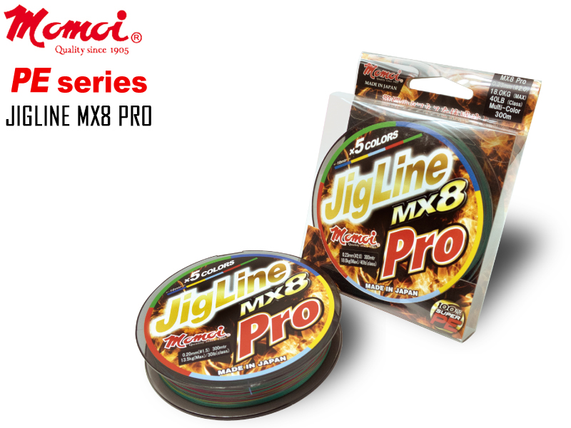 Momoi pe series jigline mx8 pro (length:300mt, p.e: #1.5, strength: 13.50kg), , medium-null