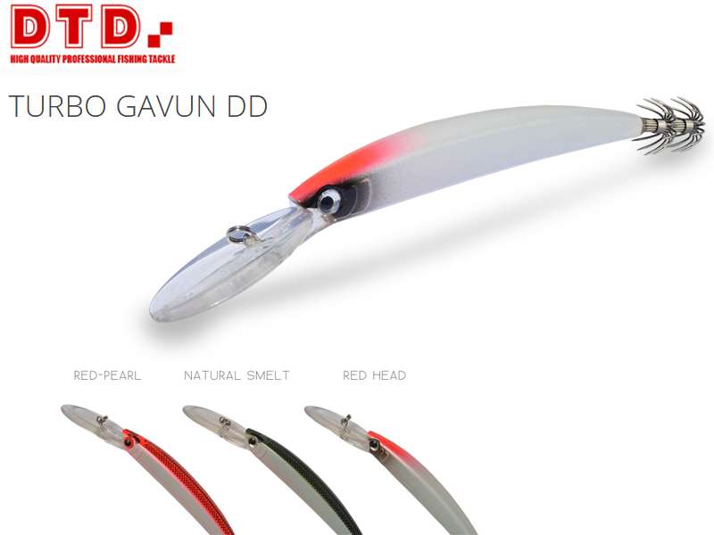 Dtd trolling squid jig turbo gavun dd (size:110mm, colour: red pearl), , medium-null