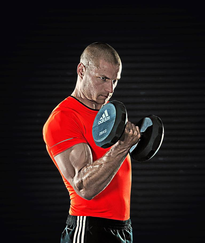 Rubber dumbbell 25kg-null