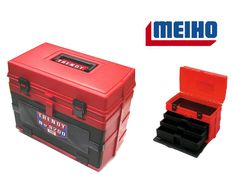 Meiho versus trendy 8200 red (420mm x 245mm x 326mm), , medium-null