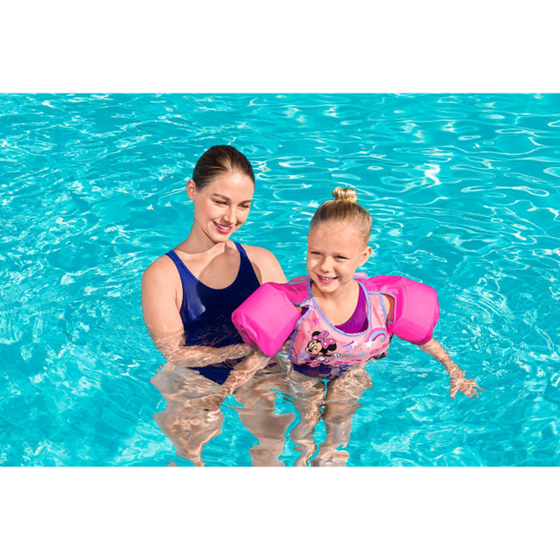 Disney junior minnie swim pal - pink, , medium-null