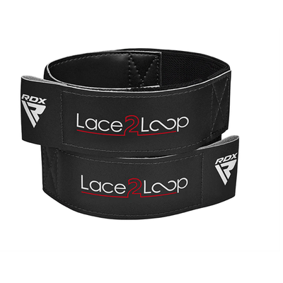 Rdx t2 velcro straps for lace-up boxing gloves black, , medium