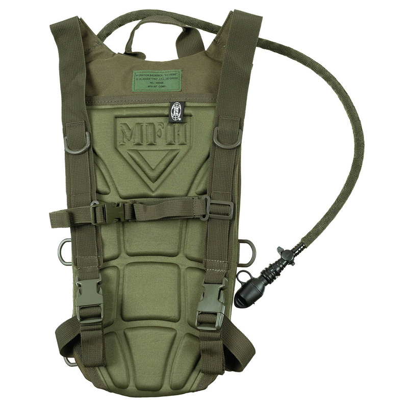 Mfh hydration backpack, with TPU bladder, extreme, 2,5 l,  black/od green/at-digital/woodland - 3-null