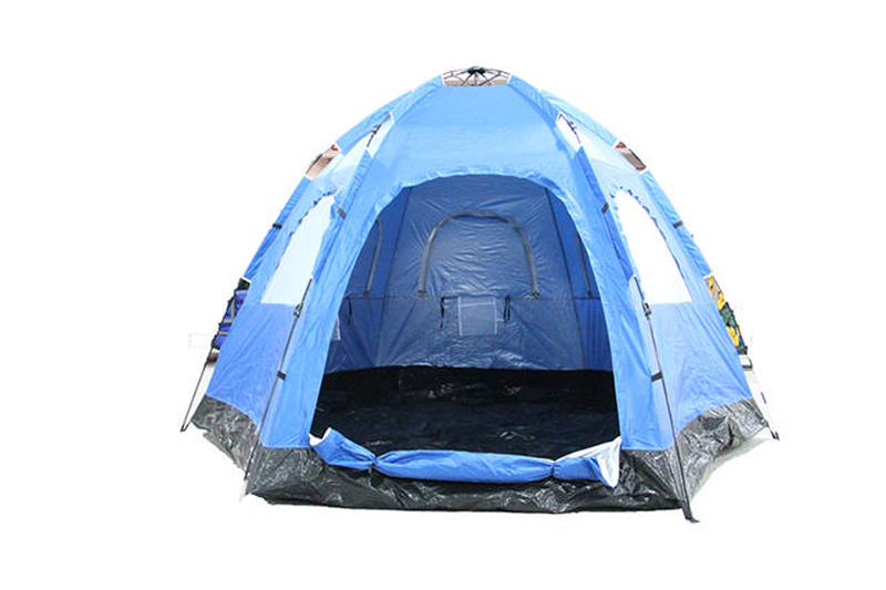 Camp & go denali automatic tent for 6 persons 340x340x190cm - blue, , medium-null