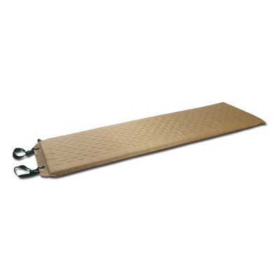 Self-inflatable waffle sleeping matress coyote, Coyote, medium